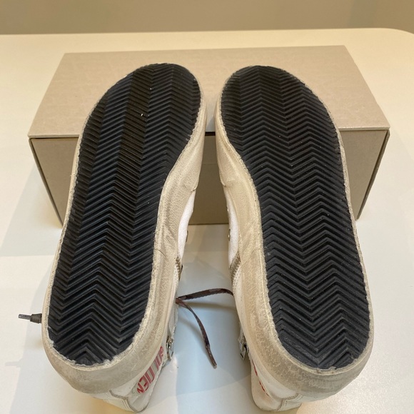 Golden Goose Francy White Canvas/Animalier 41 NIB - Picture 9 of 9